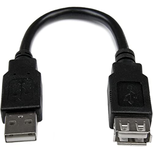 Startech.com 6in USB 20 Extension Adapter Cable A to A MF - Image 1