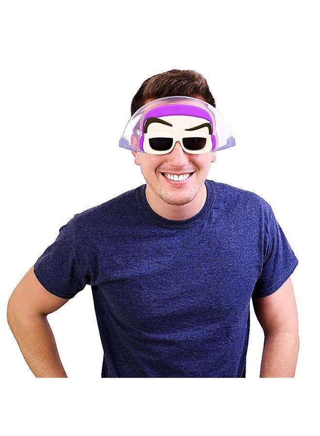 Sun-Staches SunStaches Official Disney Toy Story Sunglasses  Woody Buzz Jesse or Forky Costume Accessory Mask - Image 1