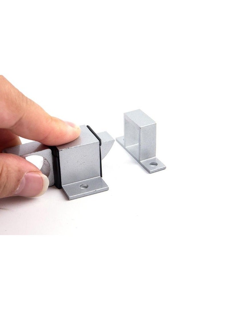ROBUSTLINE Robustline Aluminium Finger Latch Gate Latches Silver - Image 2