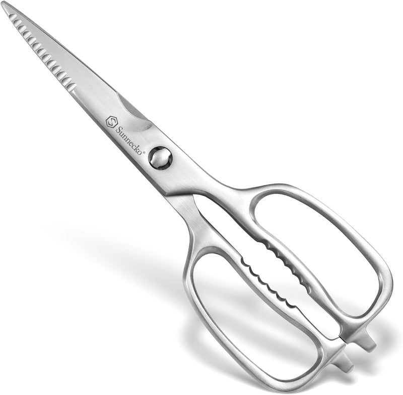 Sunnecko Kitchen Scissors for Food, Heavy Duty Scissors All Purpose Kitchen Shears That Come Apart, 8.5 Inch Fully Forged Stainless Steel - Image 1