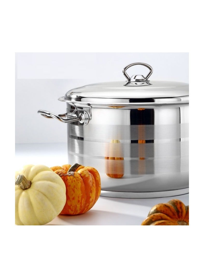 Bonera وعاء عميق ماستر شيف 20 سم - 3 لتر - ستانلس ستيل 18/10 Cr-Ni - Image 3