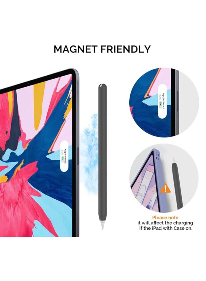 General Silicone case for Apple Pencil 2nd generation and Apple Pencil Pro (2024) Cuff Skin Ultra Thin Apple Pencil Case Compatible with Magnetic Charging and Double Tap Function  - Image 4