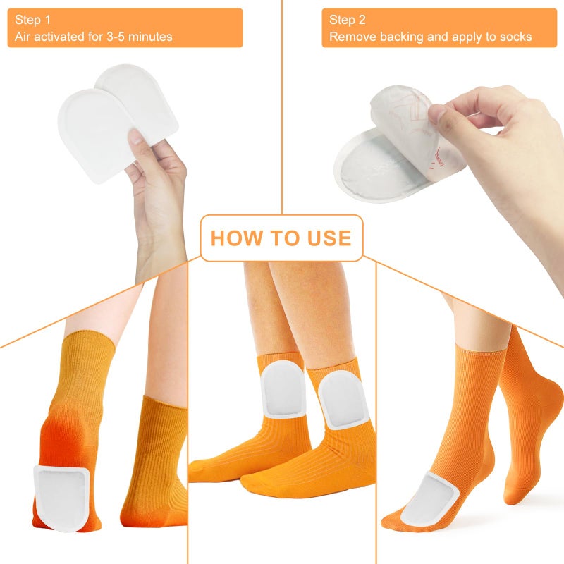 Blobuste Foot Warmers for Feet, Feet Warmers for Women Men, Toe Warmers for Feet, Insole Foot Warmers Disposable, Ultra Thin, Air Activated, 6 Pair - Image 5