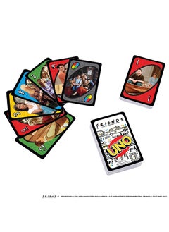 Mattel Games UNO  Friends  Card Game, Family, Adult and Party Game Night, 2 to 6 Players, Collectibles Inspired by the TV Series  - Image 4