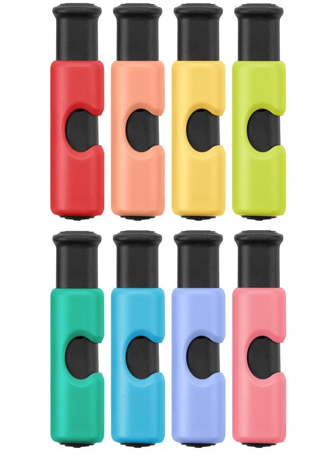 Mr. Pen- Squeeze and Lock Bread Bag Clips, 8 Pack, Crayon Colors, Squeeze and Lock Bread Clips Reusable - Image 1