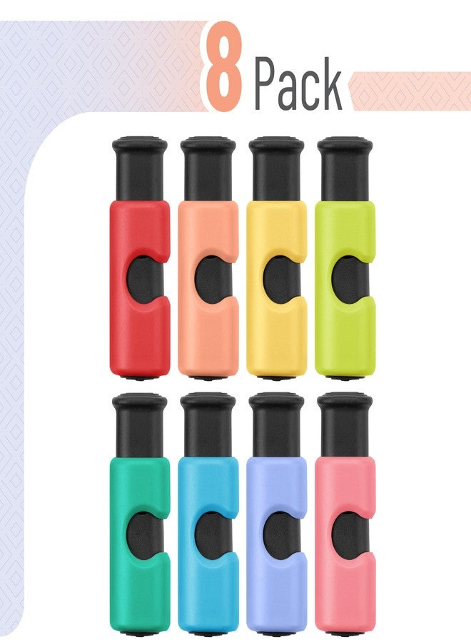 Mr. Pen- Squeeze and Lock Bread Bag Clips, 8 Pack, Crayon Colors, Squeeze and Lock Bread Clips Reusable - Image 2
