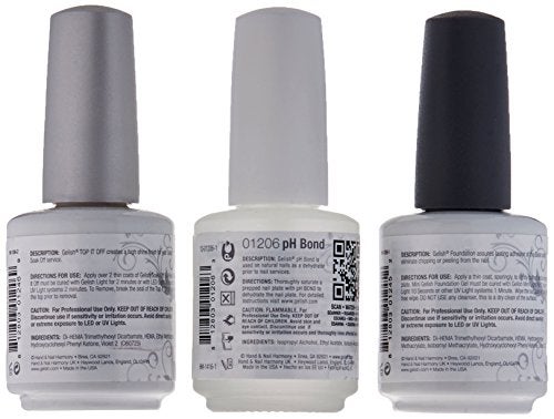 Gelish Terrific Trio Essentials 15 Milliliter Basic Care Soak Off Manicure Gel Nail Polish Kit with Foundation pH Bond and Top It Off Gel - Image 5