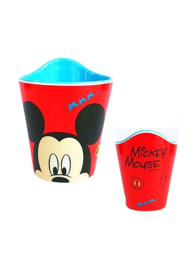 Disney Melamine Anti Shock Drop Proof Dining Bowl and Cup Set for Kids and Toddlers Age 3+ above - Image 3