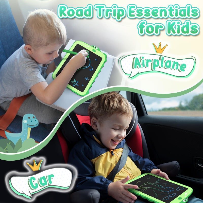 CHEERFUN هدايا عيد الميلاد للأطفال لوح كتابة LCD للأطفال ألعاب 8.5" ألعاب تعليمية للأطفال لوح رسم ألعاب الديناصورات للأولاد والبنات من 3 إلى 7 سنوات أفكار هدايا عيد الميلاد لوح رسم مضيء - Image 4