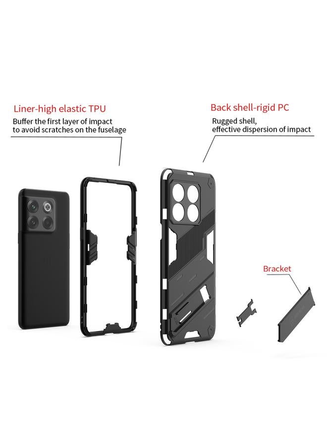 اس-توب جراب لهاتف OnePlus 10T 5G Punk Armor PC + جراب هاتف TPU مع حامل - Image 5