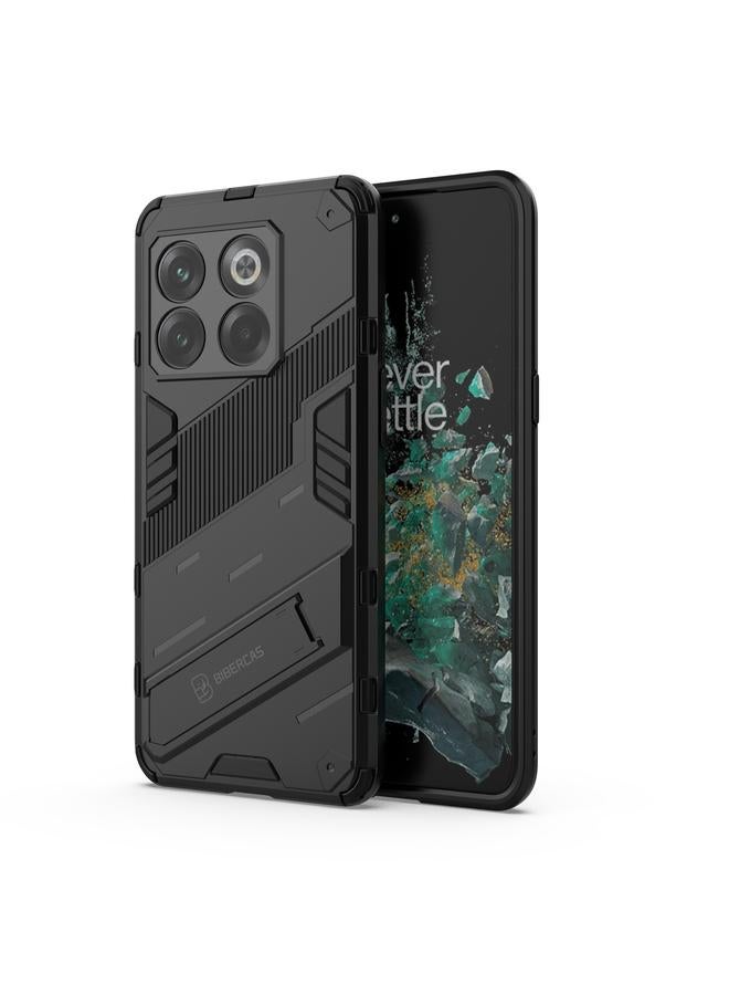 اس-توب جراب لهاتف OnePlus 10T 5G Punk Armor PC + جراب هاتف TPU مع حامل - Image 1