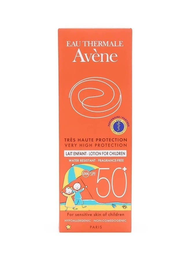Avene Very High Protection Sunscreen Lotion For Children SPF50+