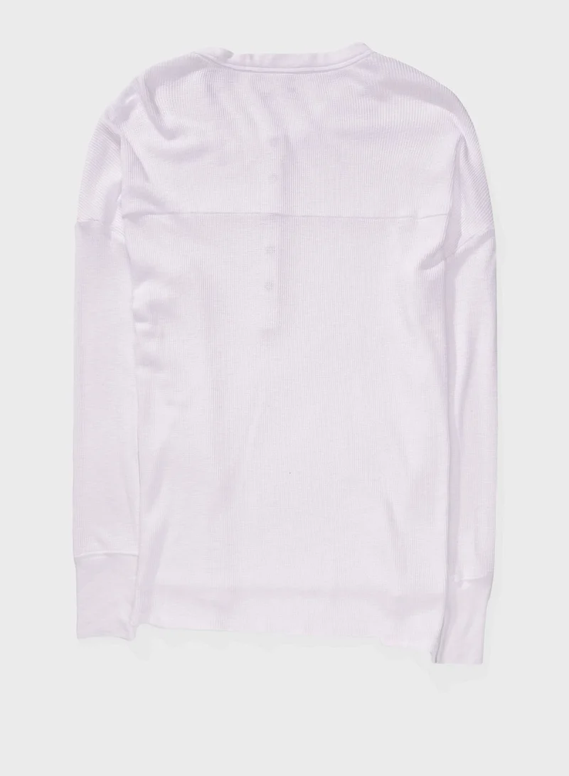 Aerie Button Detail T-shirt