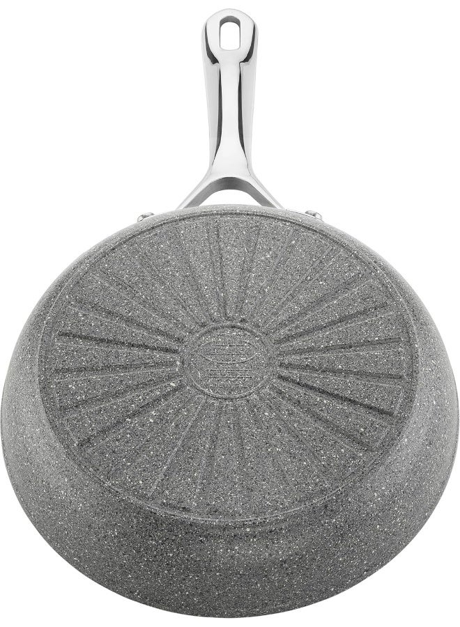 BALLARINI Salina Frying Pan, 28 cm, Aluminium, Ceramic Non-Stick Coating with Titanium Hard Primer, Scratch-Resistant Ceramic Pan for All Hobs, Suitable for Induction Cookers, Made in Italy - Image 2