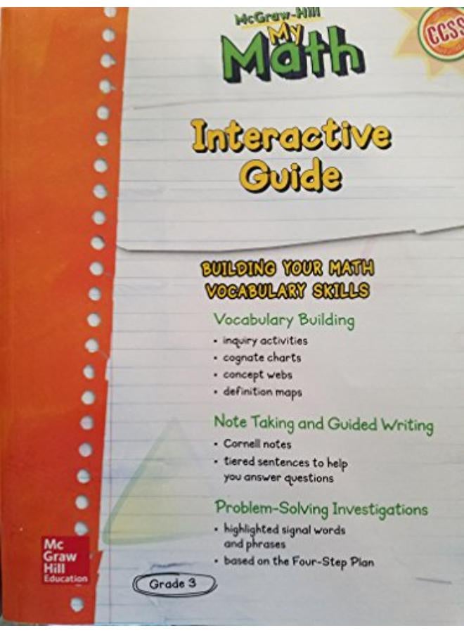 McGraw-Hill My Math Eld Se Grade 3  Ed   1