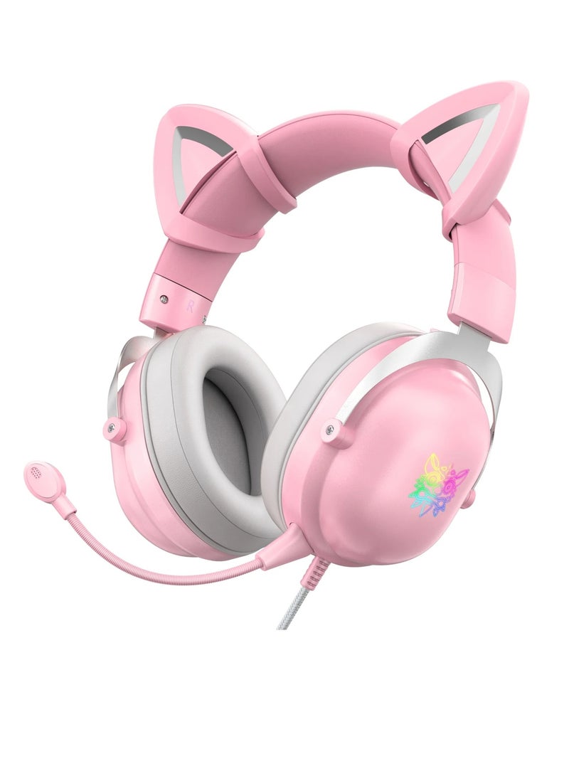Cat Ear Wired Stereo Gaming Headset - Image 1
