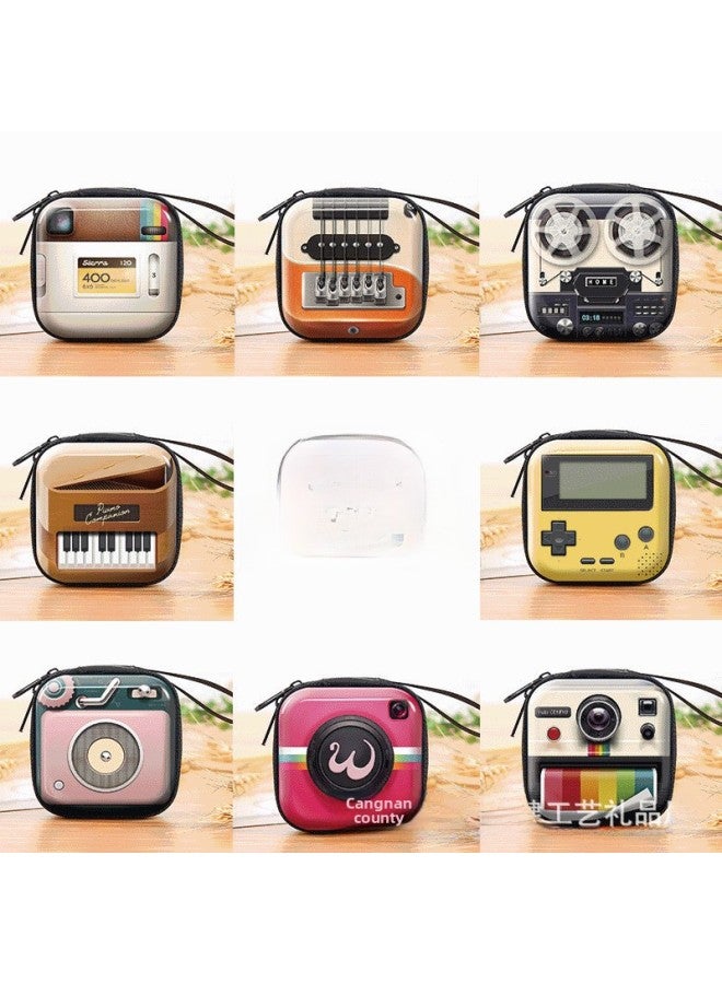 Creative Children's Coin Purse Electric Series Mini Wallet Toy Doll Logo Design Leather Material Kids Change Bag-Color:Horsepower - Image 2