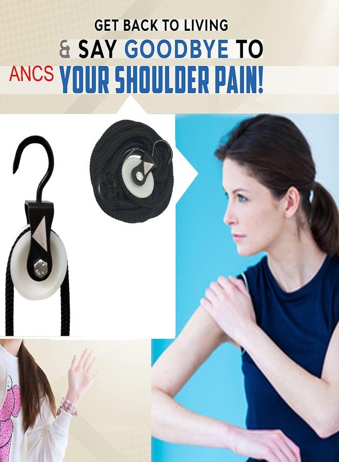 ANCS Shoulder Hand pully finger ladder For physiotherapy paralysis exercise equipment Home Door Gym Rope Exerciser Pully both hand, acromioclavicular_joint_injury - Image 4