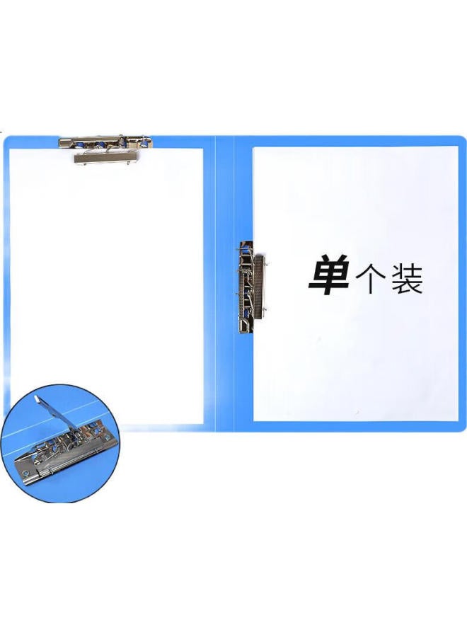 Simaa Metal Double Strong Clip Hard File Folder, Large Capacity Exam Paper Document Folder, Poetry Recitation Contract Clipboard, 1 File Organizer Office Supplies 6646 - Image 3