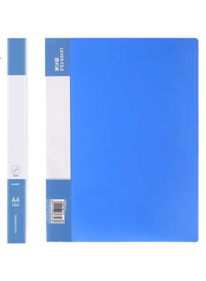 Simaa Metal Double Strong Clip Hard File Folder, Large Capacity Exam Paper Document Folder, Poetry Recitation Contract Clipboard, 1 File Organizer Office Supplies 6646 - Image 2