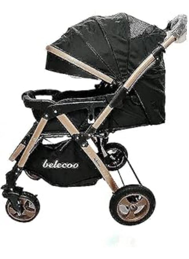 belecoo Belecoo Baby Stroller, Black 