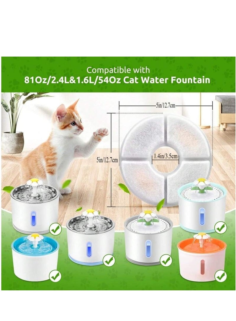 4 Pieces Of Water Fountain Filter For Cats, To Maintain The Cleanliness And Purity Of The Water, Compatible With Water Fountains With A Capacity Of 1.6 Liters And 2.4 Liters. - Image 4