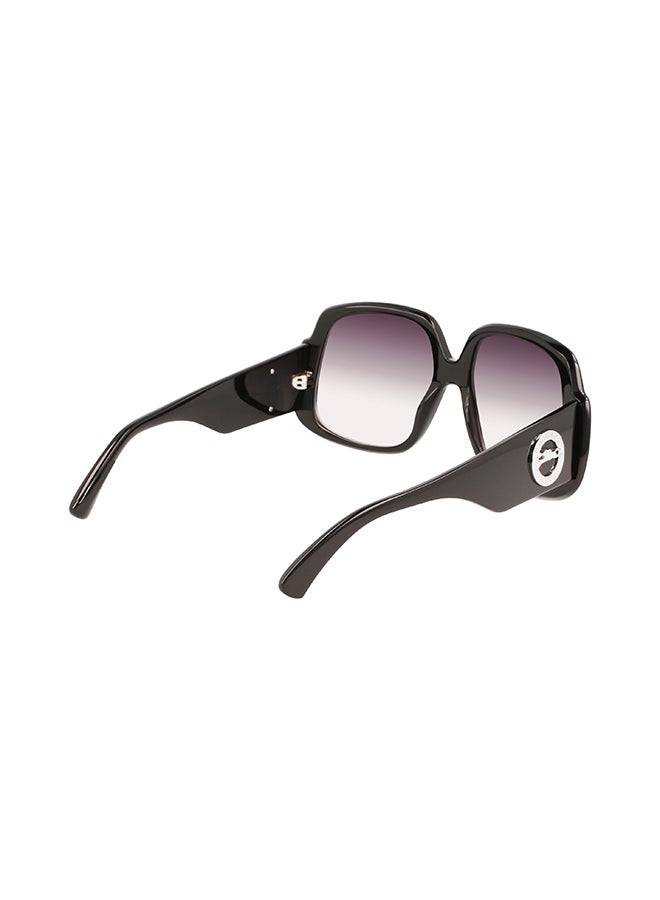 Longchamp نظارة شمسية مربعة للحماية من الأشعة فوق البنفسجية للنساء - LO709S-001-5917 - مقاس العدسة: 59 ملم - Image 5