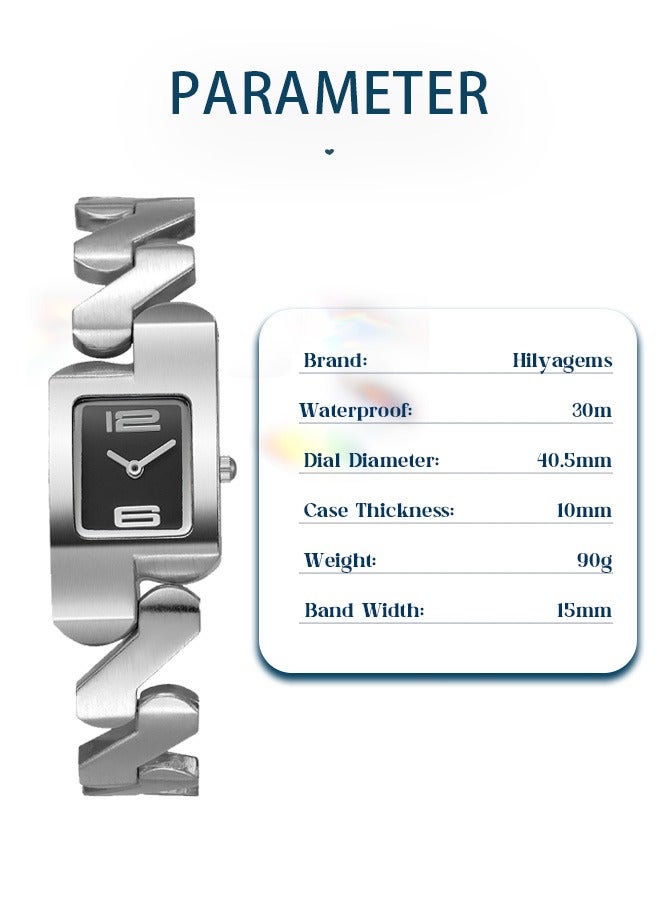 GUOU Women's watches - Mechanical fashion style watches - Elegant stainless steel waterproof - Women's wristwatches - Fashion wristwatches - Image 4
