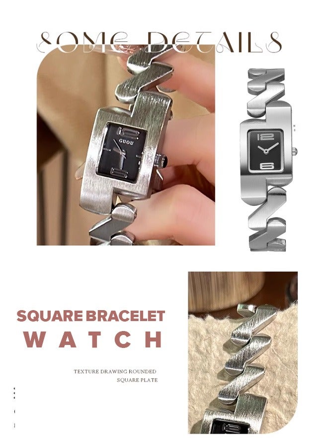 GUOU Women's watches - Mechanical fashion style watches - Elegant stainless steel waterproof - Women's wristwatches - Fashion wristwatches - Image 3