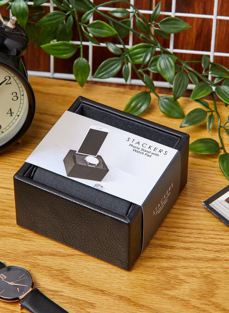 Stackers Black Tech & Watch Storage Hub