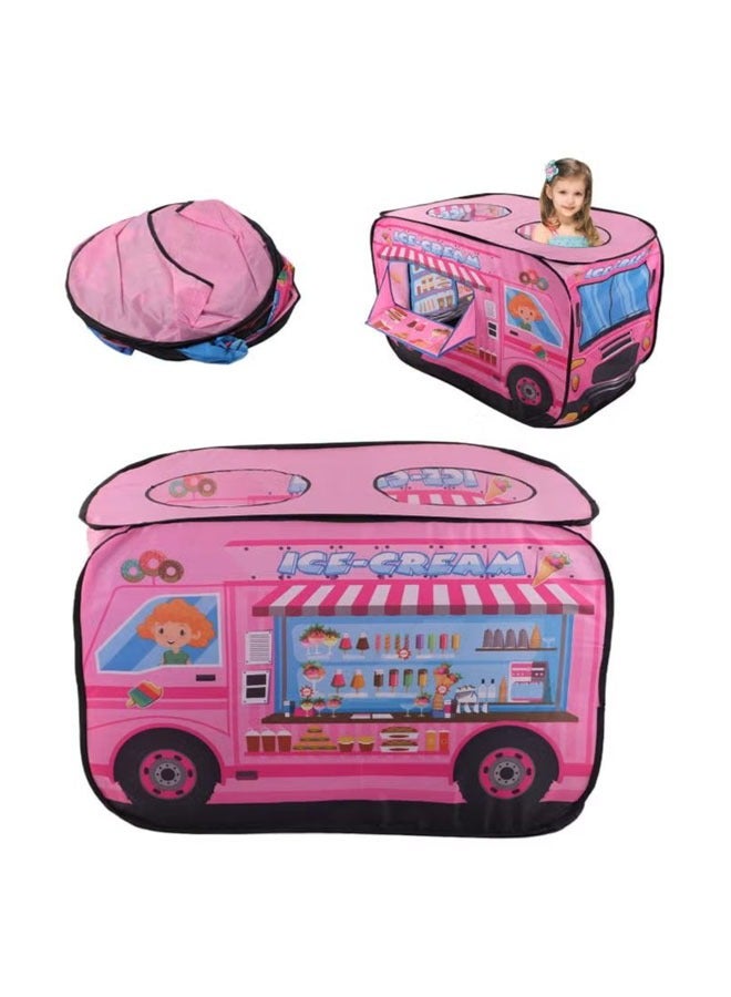 BLOOMING TIME 2-4 children playing tent portable ice cream truck pop-up tent indoor and outdoor - Image 4