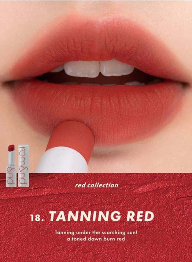 rom&nd أحمر شفاه مات زيرو 18 أحمر تانينغ - Image 3