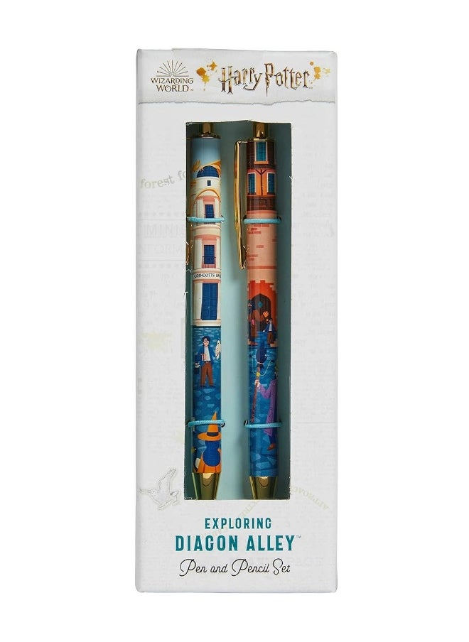 Harry Potter: Exploring Diagon Alley Pen and Pencil Set (Set of 2)  - Image 1
