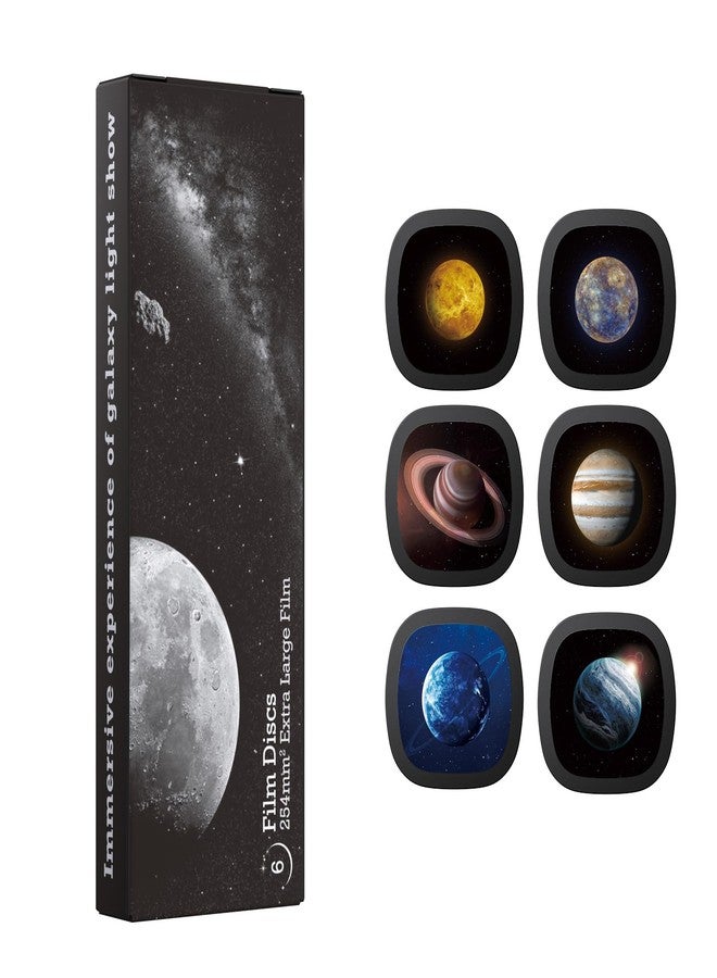 Ainael Galaxy Projector Disc - Ultra HD Projector Slide, Compatible with Ainael Galaxy Projectors and Model SKE-TKQ01 & BL-DQY02 Projectors - 6 Disc Set (Solar System) - Image 1