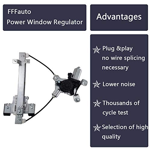 FFFauto 741-391 Rear Right Passenger Side Power Window Regulator Motor Compatible with 2007-2014 Cadillac Escalade (NOT FIT ESV or EXT)/ Chevy Tahoe/GMC Yukon (NOT FIT Yukon XL),4 Door - Image 4
