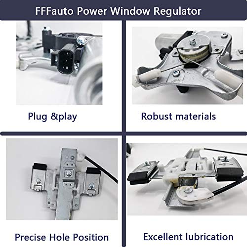 FFFauto 741-391 Rear Right Passenger Side Power Window Regulator Motor Compatible with 2007-2014 Cadillac Escalade (NOT FIT ESV or EXT)/ Chevy Tahoe/GMC Yukon (NOT FIT Yukon XL),4 Door - Image 5