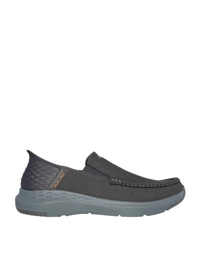SKECHERS سكيشرز بارسون - رالفين بتقنية السحب السهل رمادي - Image 1