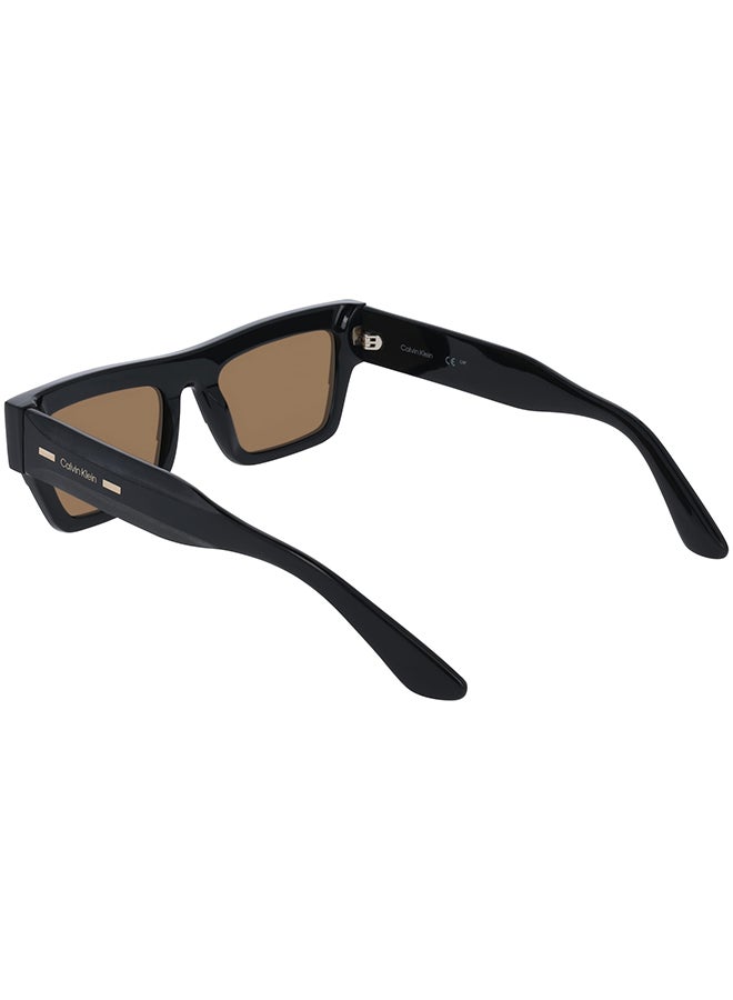 CALVIN KLEIN نظارات شمسية كاملة الإطار من أسيتات كالفن كلاين CK25510S 5220 (001) سوداء - Image 2