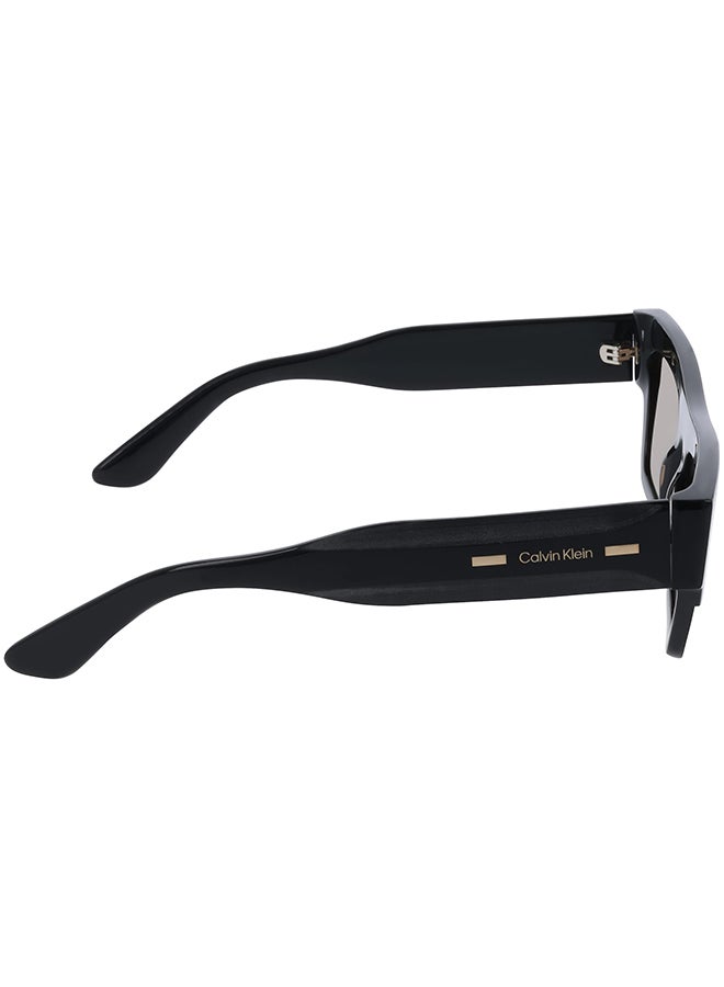 CALVIN KLEIN نظارات شمسية كاملة الإطار من أسيتات كالفن كلاين CK25510S 5220 (001) سوداء - Image 5