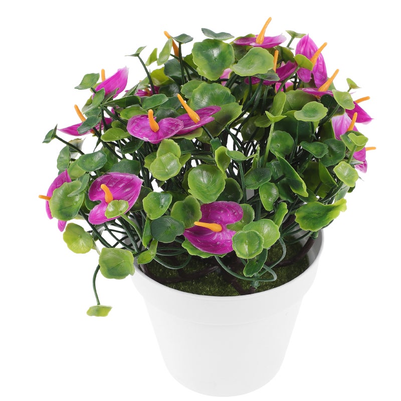Artificial Potted Flower Faux Plants Potted Plant Decoration Simulated Bonsai Decor Fake Potted Plant - Image 1