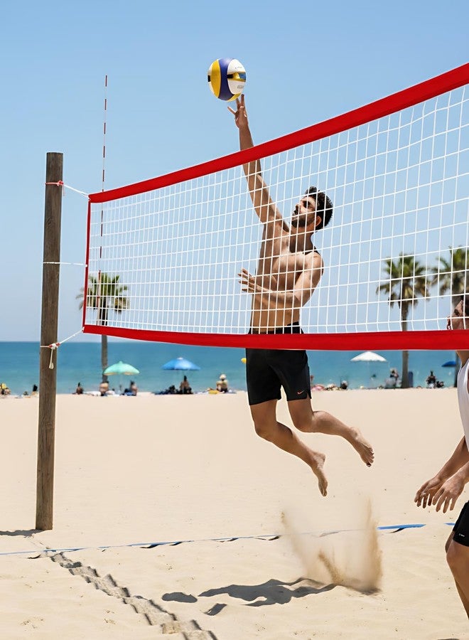 Runhunt Volleyball Net for Practice & Tournament | Heavy Duty Shooting Ball Net with 4 Side Tape - Image 4