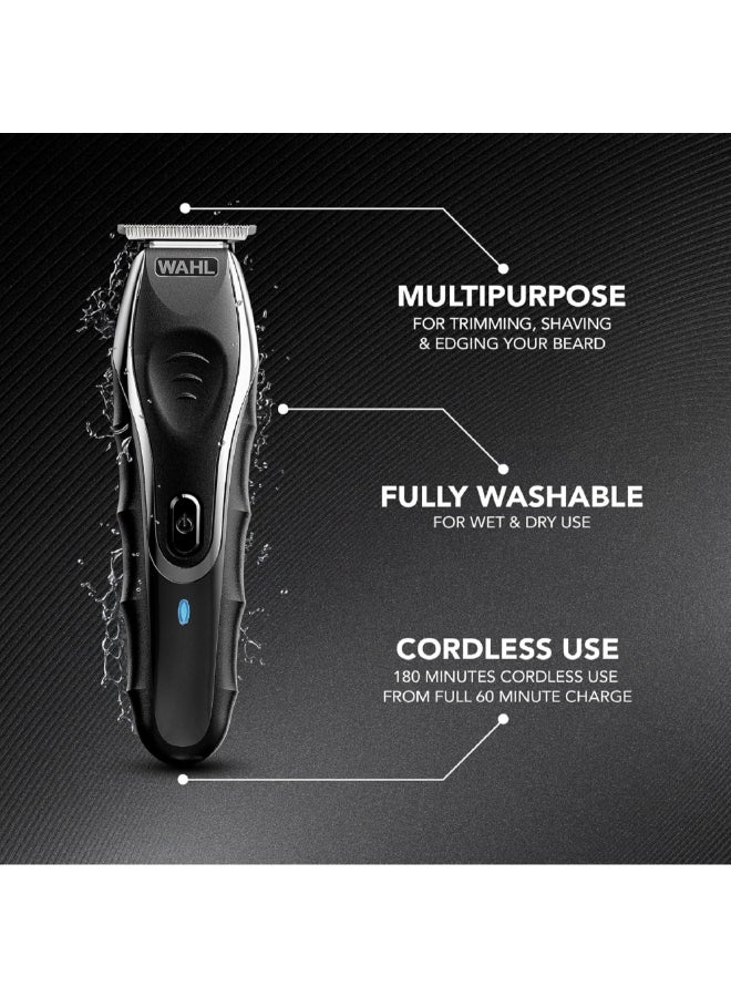 وال مقص الرجال القابل لإعادة الشحن Aqua Blade الرطب والجاف 16.5 × 4 × 4 سم 9899-927 - Image 2