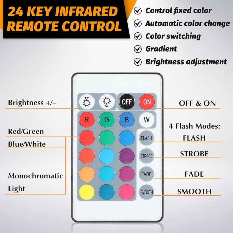 Riakrum Square Wooden Led Display Base Wood Lighted Display Lamp Base Stand with Remote Control for Home 3D Laser Art Crystal Glass Resin 6 Pieces - Image 4