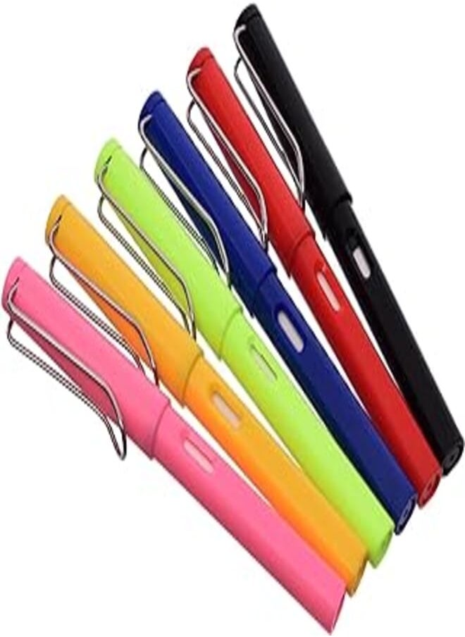 IMAX Forever Lasting Colored Pencil Endless Breakage and Sharpened with Built-In Eraser Pack Of 6 Pens for Coloring and Drawing - Multi Color 