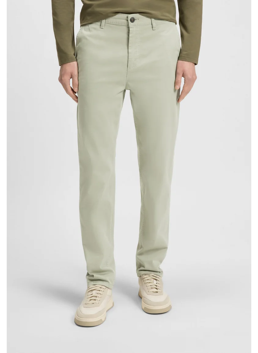 بوس Tapered-fit chinos in stretch-cotton satin