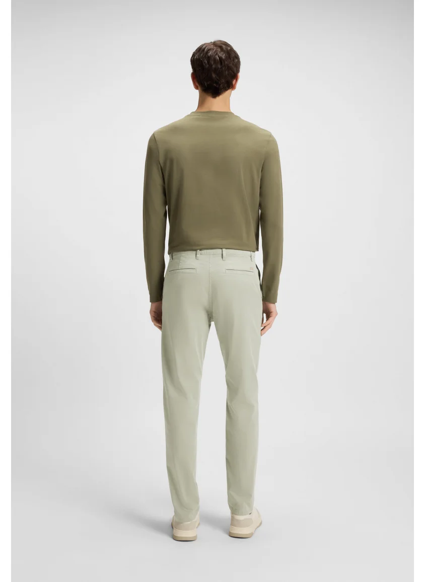 بوس Tapered-fit chinos in stretch-cotton satin