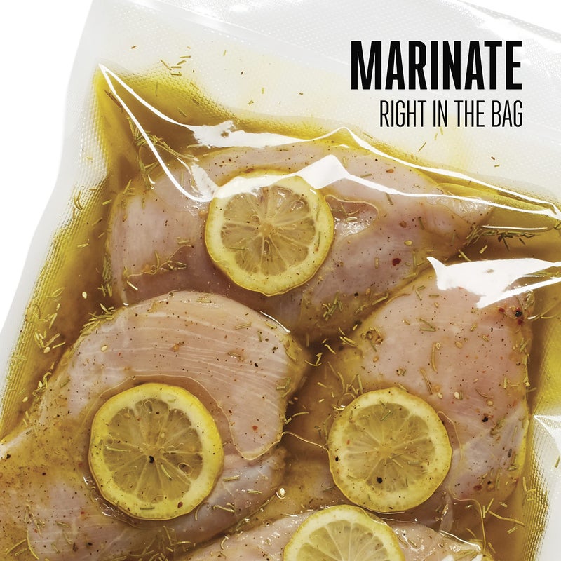 Weston Vacuum Sealer Bags, 2 Ply 3mm Thick, for NutriFresh, FoodSaver & Other Heat-Seal Systems, for Meal Prep and Sous Vide, BPA Free, 15" x 18" (Extra Large), 100 Count, Clear - Image 5