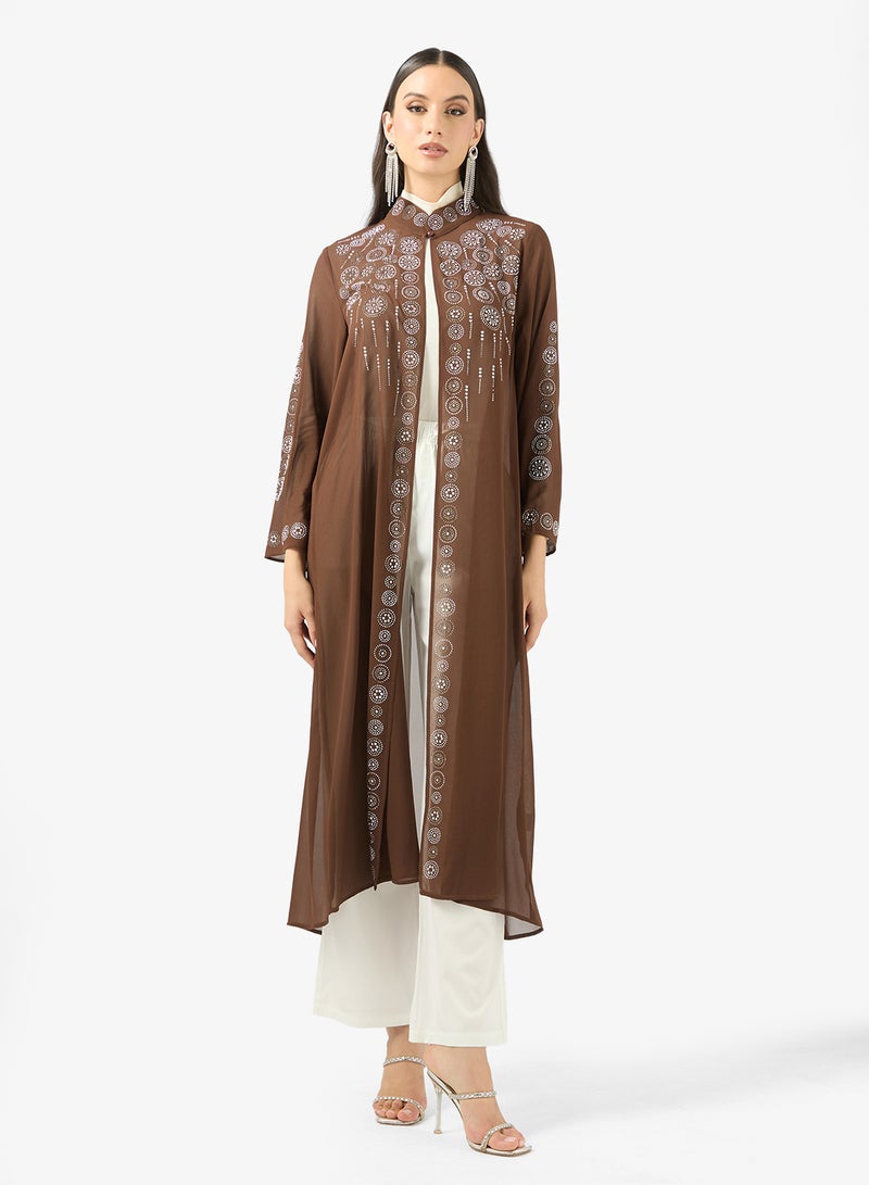 Khizana Embelished Abaya - Image 1