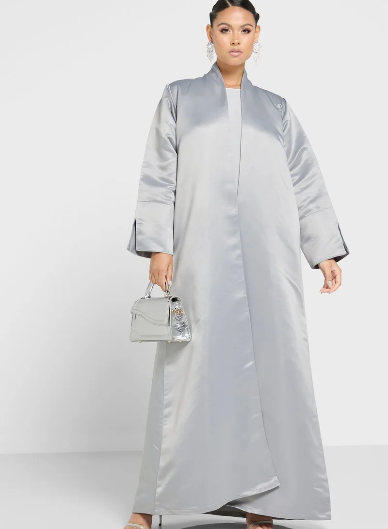 hayas closet Open Front Abaya