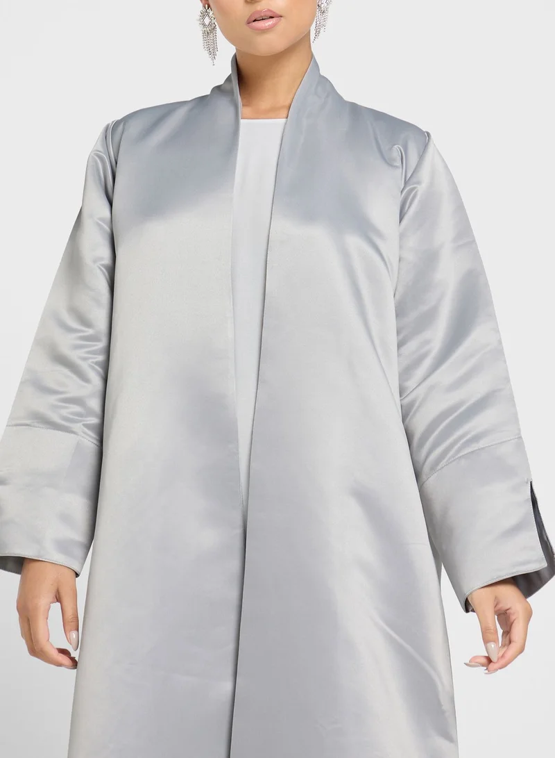 hayas closet Open Front Abaya
